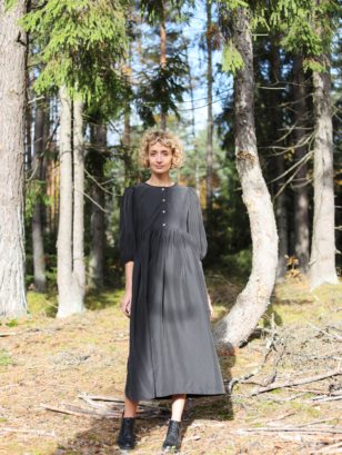 Empire waist Maxi length dress | Dress | Sustainable clothing | OffOn clothing