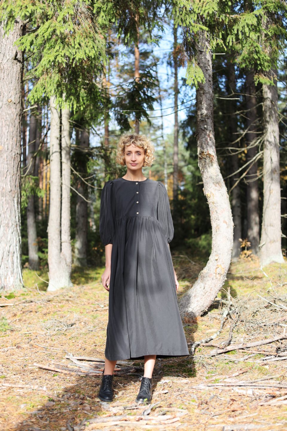 Empire waist Maxi length dress | Dress | Sustainable clothing | OffOn clothing
