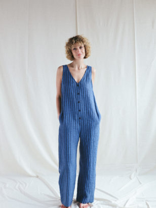 Linen wide leg summer jumpsuit | Jumpsuits | Sustainable clothing | OffOn clothing