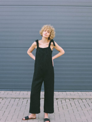 Linen Tie-strap jumpsuit | Jumpsuits | Sustainable clothing | OffOn clothing