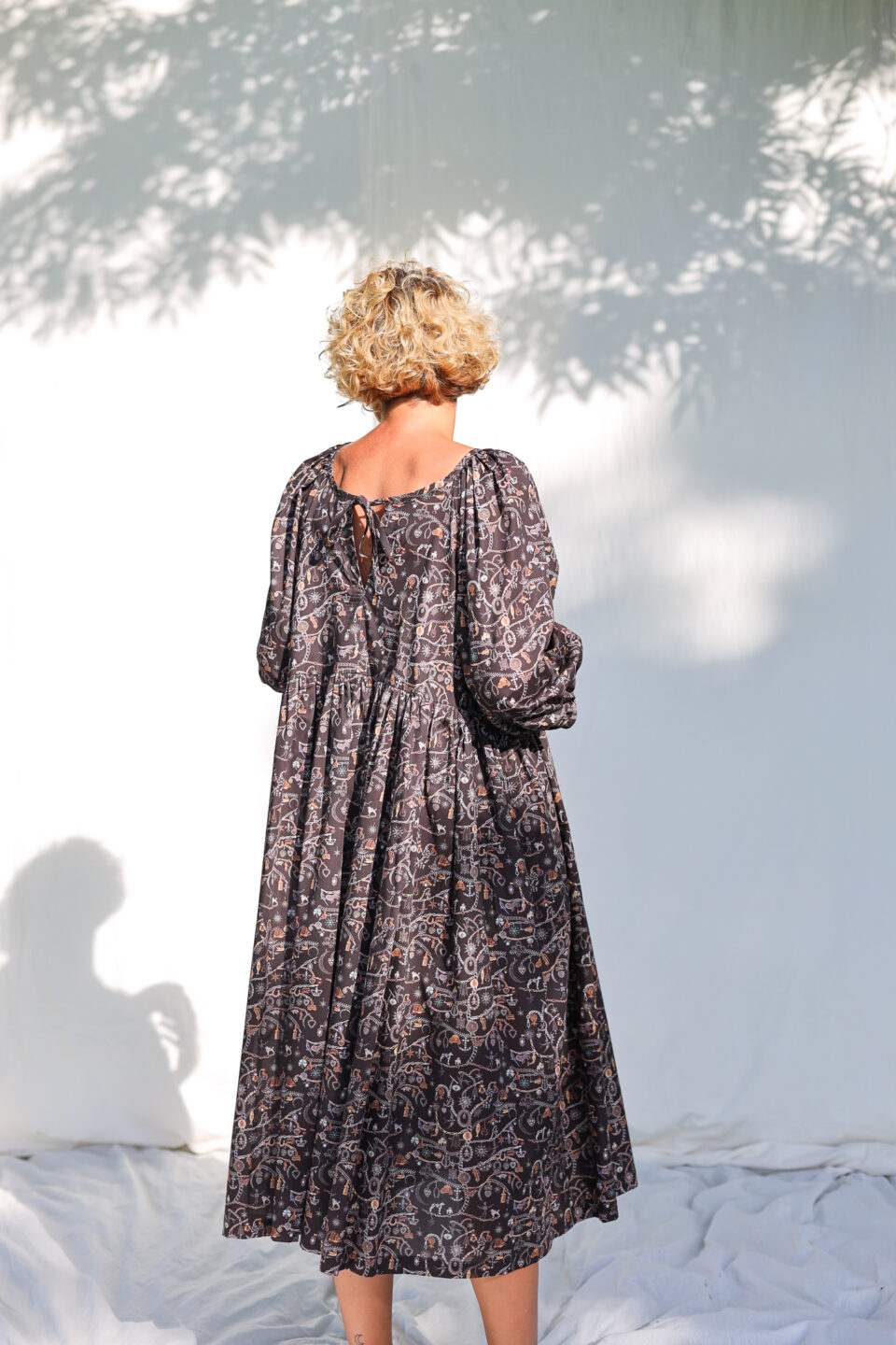 Reversible oversized vintage chain print dress FOREVER HEIRLOOM – OffOn