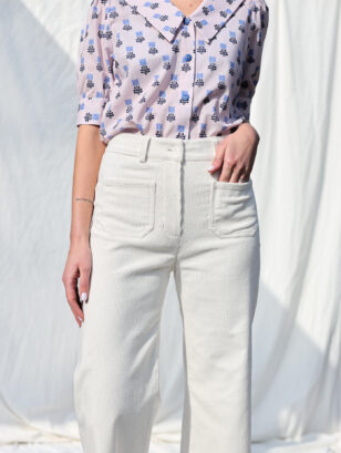 Vintage cut wide wale cord culottes​ | Sustainable clothing | OFFON clothing