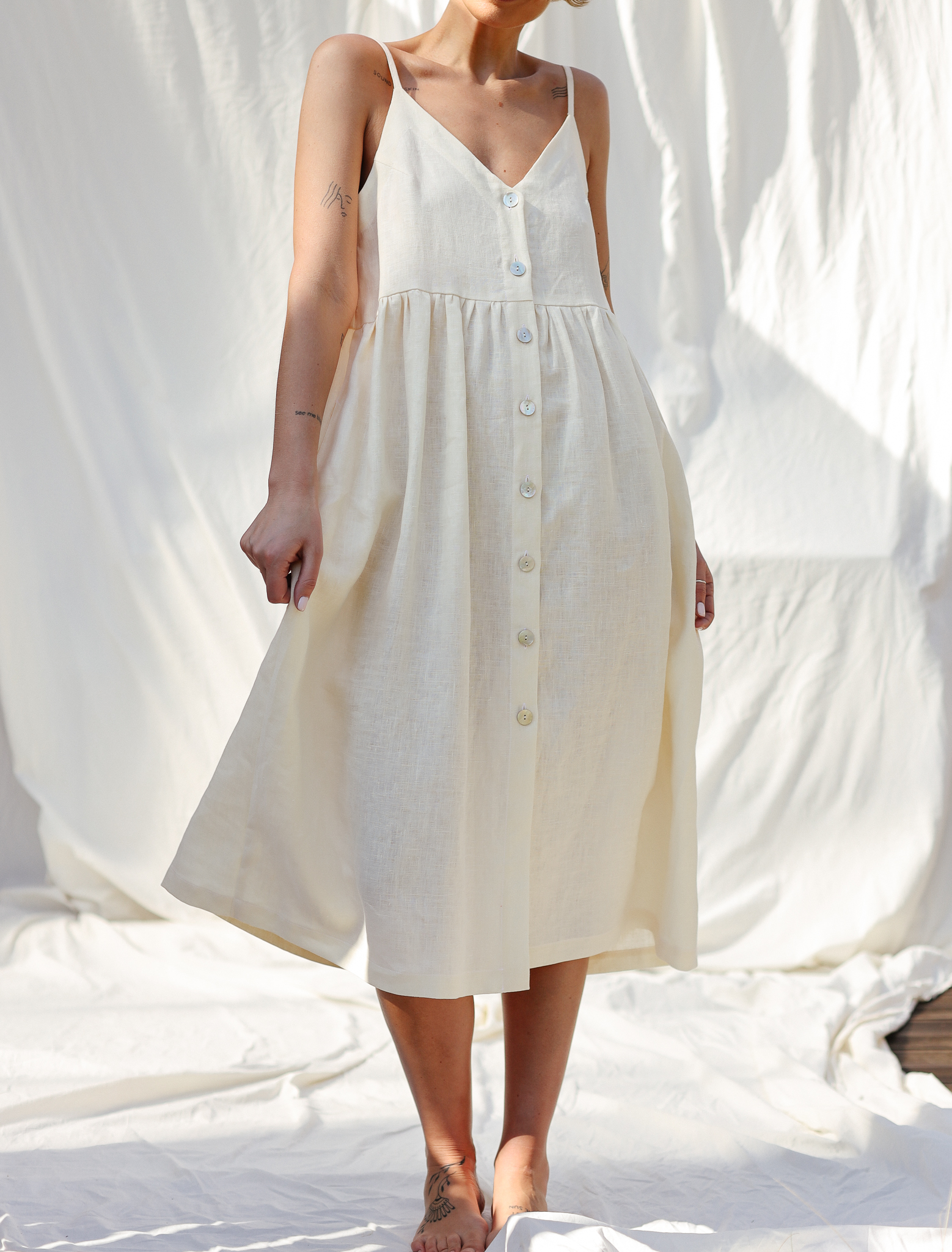 isles linen dress
