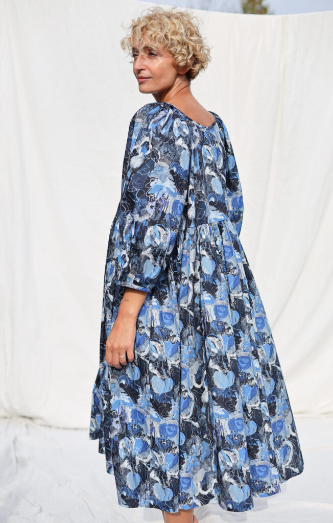 Reversible abstract print dress SOOZY LIPSEY – OffOn