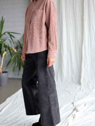 Wide wale cord vintage cut culottes | Trousers | Sustainable clothing | OffOn clothing
