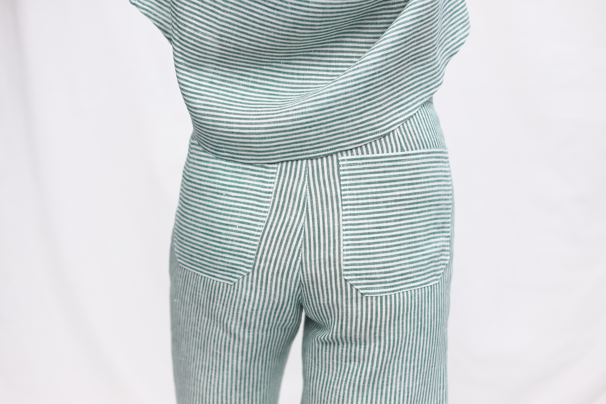 Berenice Wide Leg Culottes (Green)