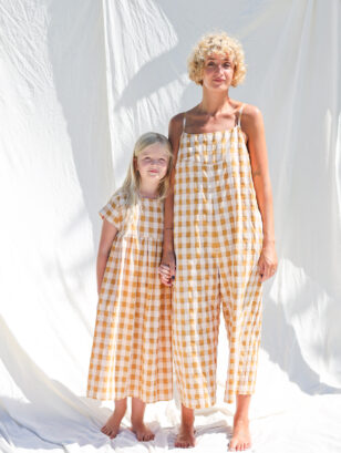 Matching mother and daughter jumpsuit and dress set | Matching Sets | Sustainable clothing | OffOn clothing