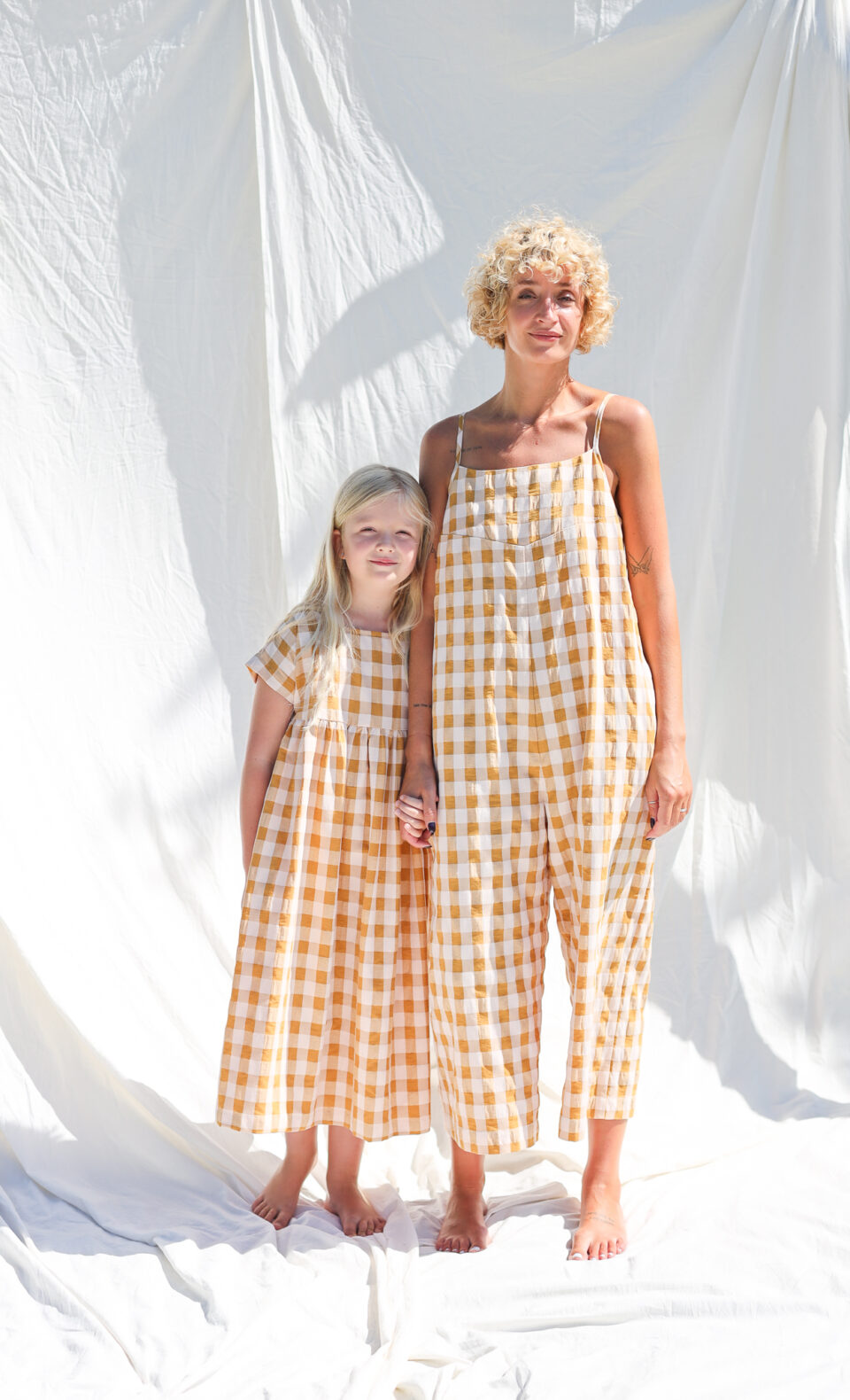 Matching mother and daughter jumpsuit and dress set | Matching Sets | Sustainable clothing | OffOn clothing