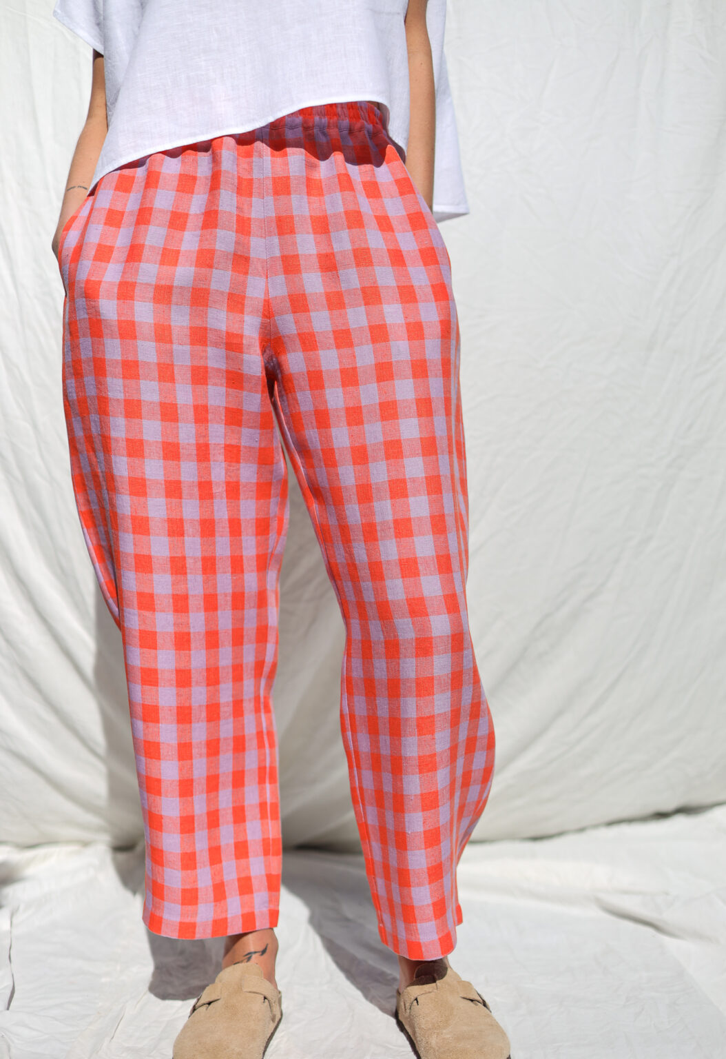 Baloon silk trousers main image 0