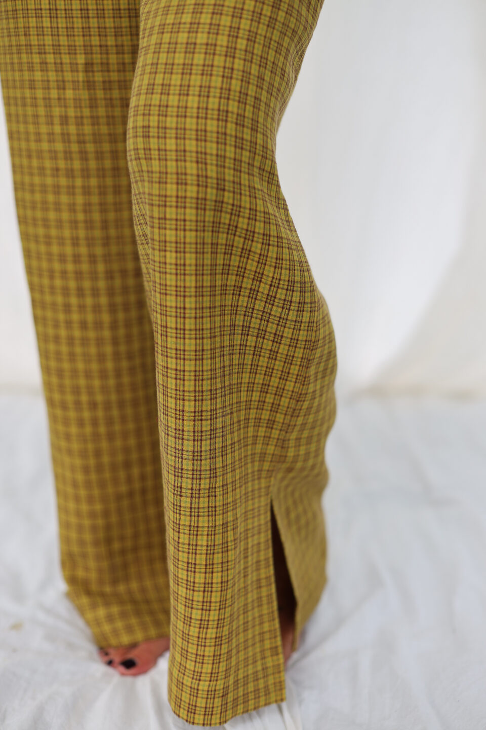 Linen palazzo elasticated waist pants - Image 2