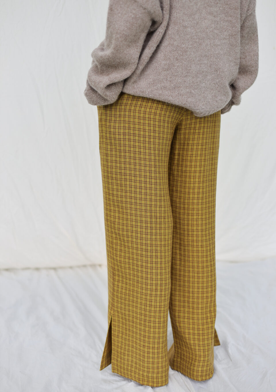 Linen palazzo elasticated waist pants - Image 3