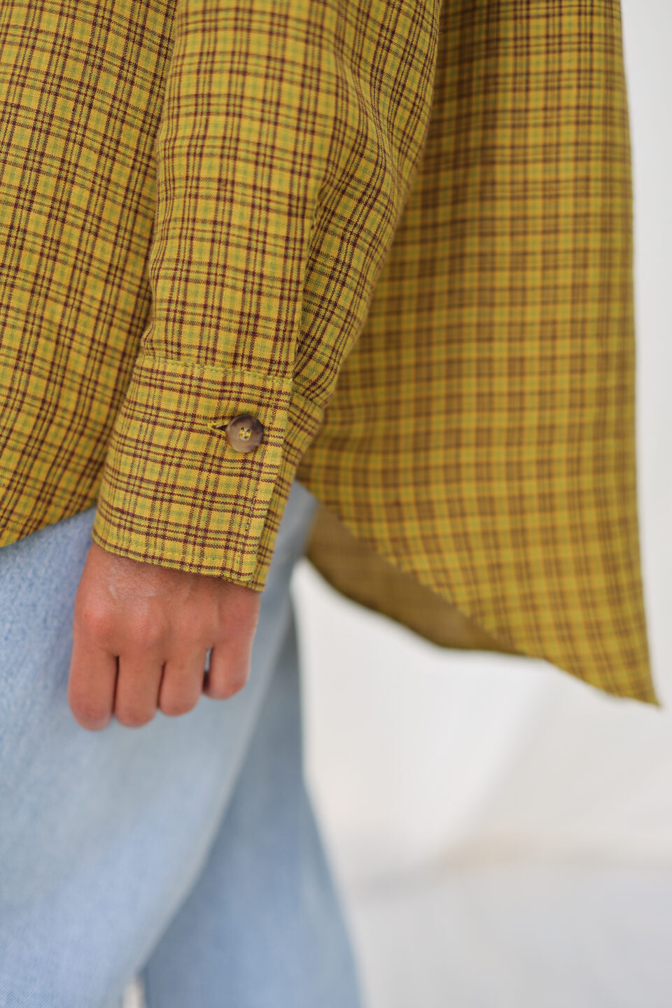 Oversized linen long sleeve shirt RENA - Image 3
