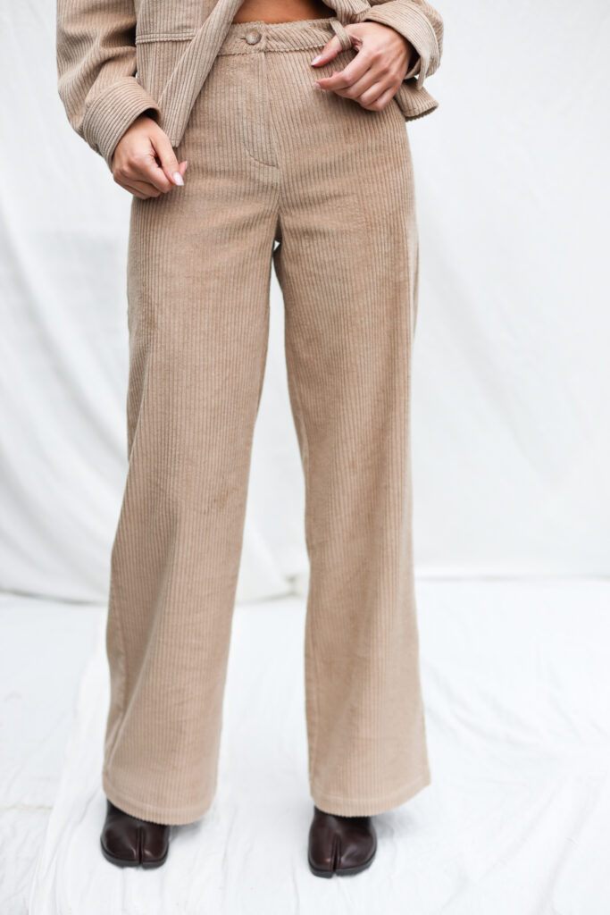 Wide Cord Wide Leg Trousers LUNA - Image 3