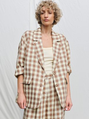 Linen Oversized Summer Jacket | Jackets | Sustainable clothing | OffOn clothing