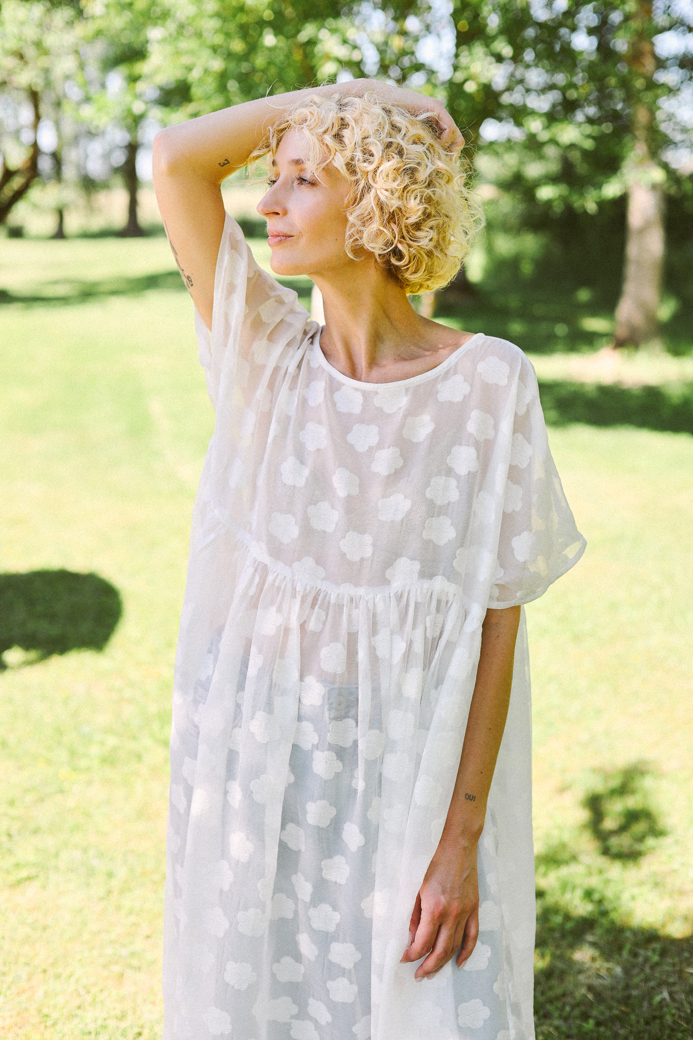 cotton on white floral dress Sorina Dress - Petit Posy Calico